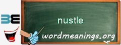WordMeaning blackboard for nustle